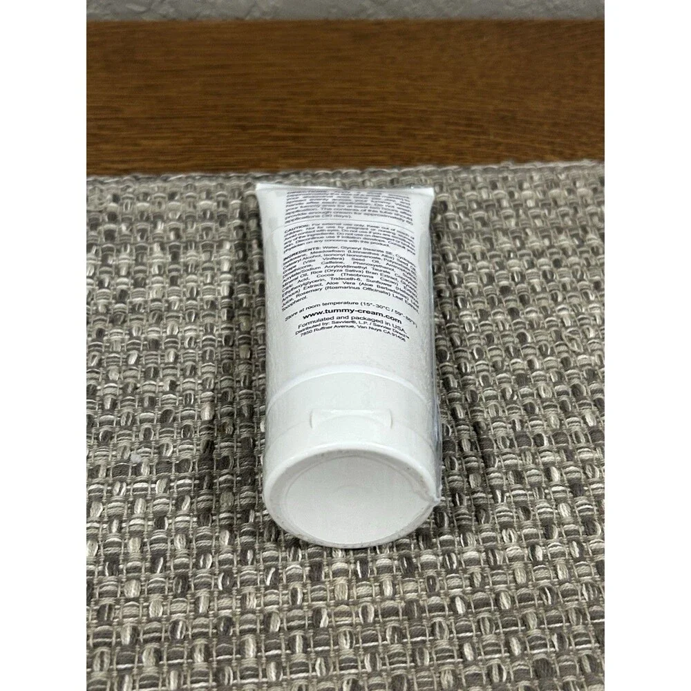Savvier Tummy Cream Thermal Accelerator New In Sealed Bottle 6 Ounces